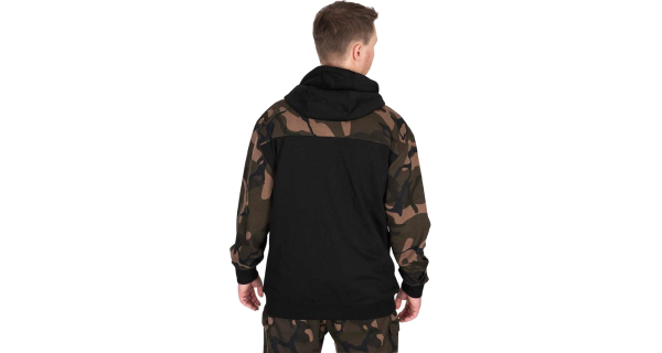 FOX - Mikina LW Black Camo Split Zip Hoody vel. M