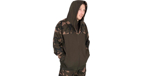 FOX - Mikina LW Khaki Camo Split Zip Hoody vel. 3XL