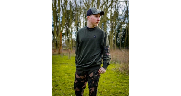 FOX - Mikina LW Khaki Pullover vel. 2XL