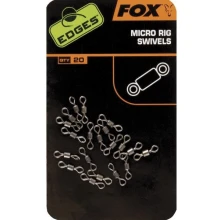 FOX - Mikro obratlíky Edges Micro Rig Swivels 20 ks