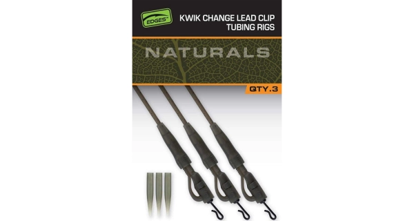 FOX - Montáž Edges Kwik Change Lead Clip Tubing Rigs 3 ks