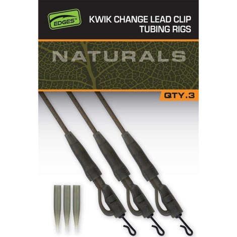 FOX - Montáž Edges Kwik Change Lead Clip Tubing Rigs 3 ks