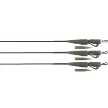 FOX - Montáž Edges Naturals Leadcore Lead Clip Leaders 50 lb 75 cm 3 ks
