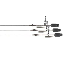 FOX - Montáž Edges Submerge Heli-Clip Rigs Naturals 30 lb 3 ks