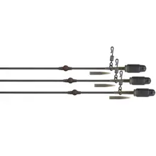 FOX - Montáž Edges Tuff Tungsten Tubing Heli-Clip Rigs 3 ks