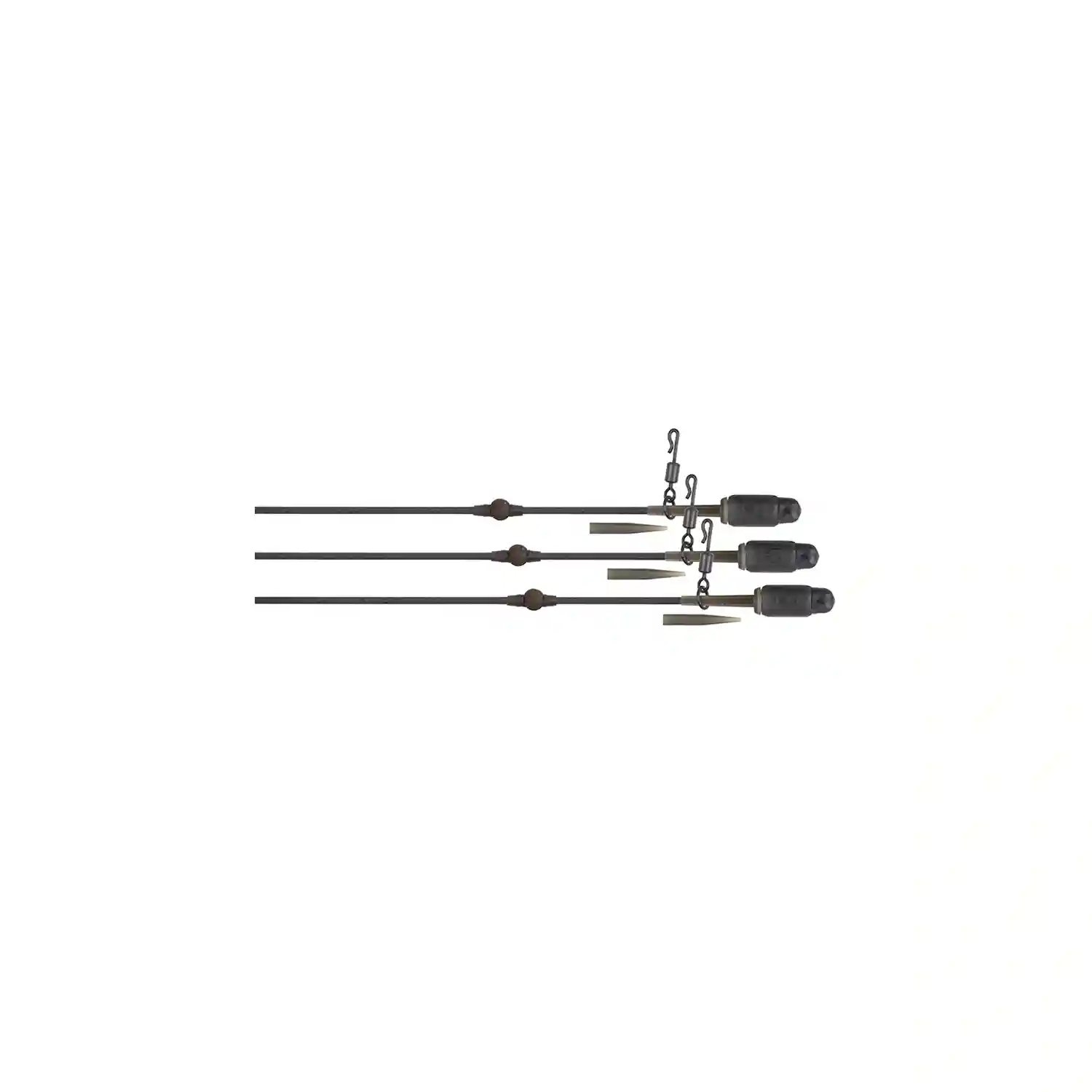 FOX FOX - Montáž Edges Tuff Tungsten Tubing Heli-Clip Rigs 3 ks