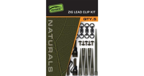 FOX - Montáž Naturals Zig Lead Clip Kit 5 ks