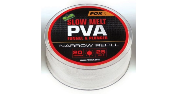 FOX - Náhradní PVA punčocha Edges PVA Mesh Refills Slow Melt Narrow 25 mm 20 m