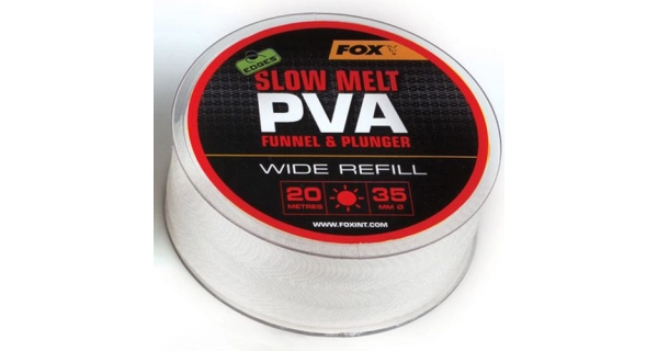FOX - Náhradní PVA punčocha Edges PVA Mesh Refills Slow Melt Wide 35 mm 20 m