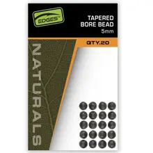 FOX - Nárazové kuličky Edges Naturals Tapered Bore Bead 5 mm 20 ks