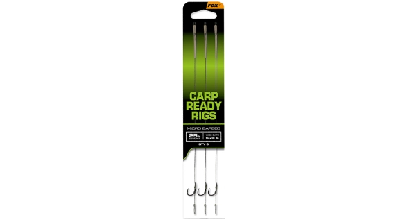 FOX - Návazce Carp Ready Rigs Wide Gape vel. 2 25 lb 3 ks