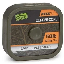 FOX - Návazcová šňůra Edges Naturals Copper Core 50 lb 7 m