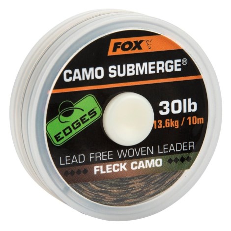 FOX - Návazcová šňůra Edges Submerge Fleck Camo Leader 30 lb 10 m