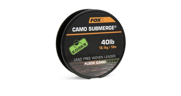FOX - Návazcová šňůra Edges Submerge Fleck Camo Leader 50 lb 10 m
