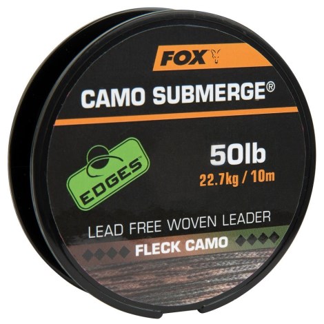 FOX - Návazcová šňůra Edges Submerge Fleck Camo Leader 50 lb 10 m