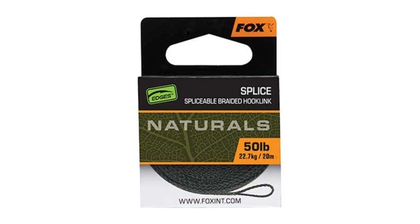 FOX - Návazcová šňůrka Edge Naturals Splice Hooklenght 50 lb 20 m