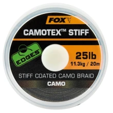 FOX - Návazcová šňůrka Edges Camotex Stiff 35 lb 15,9 kg 20 m