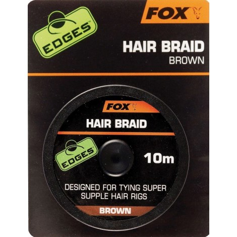 FOX - Návazcová šňůrka Edges Hair Braid Brown 10 m