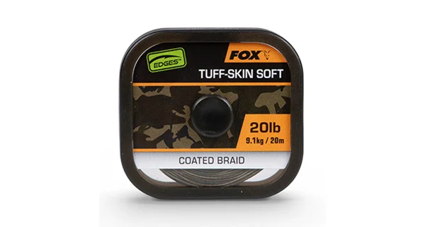 FOX - Návazcová šňůrka Edges Tuff-Skin Soft 9,1 kg 20 m