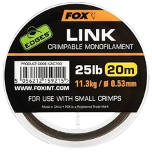 FOX - Návazcový vlasec Edges Link Trans Khaki Mono 20 m 0,64 mm 35 lb