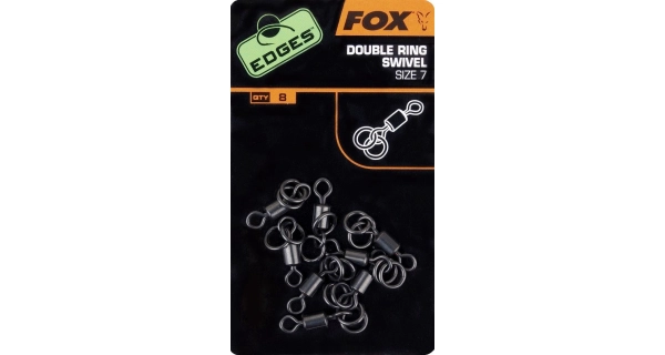 FOX - Obratlík Edges Double Ring Swivel 8 ks