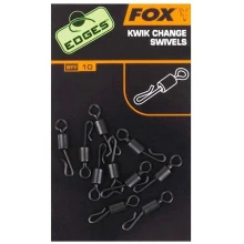FOX - Obratlík Edges Kwik Change Swivels vel. 10 10 ks