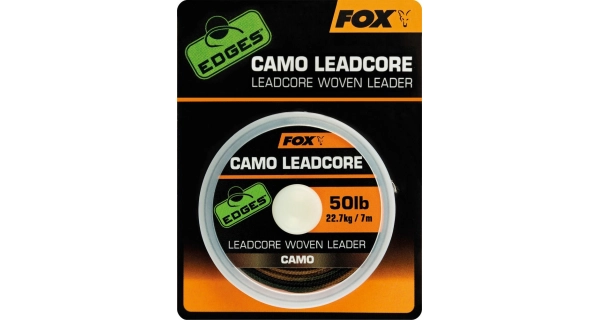 FOX - Olověnka Edges Leadcore Camo 50 lb 22,7 kg 25 m