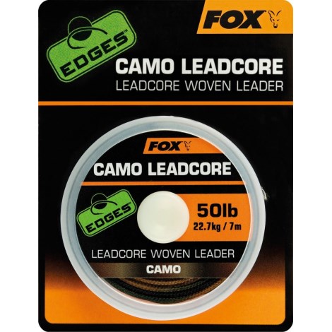 FOX - Olověnka Edges Leadcore Camo 50 lb 22,7 kg 25 m