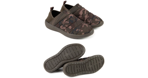 FOX - Pantofle Camo Khaki Bivvy Slippers vel. 42