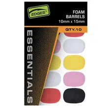 FOX - Pěnové válečky Edges Essentrials Foam Barrels Mixed Colour 10x15 mm 10 ks