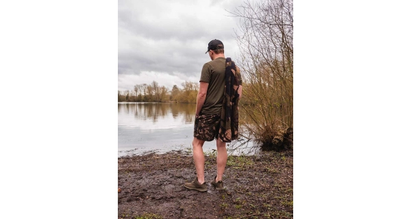 FOX - Plavecké kraťasy Black Camo LW Swim Shorts vel. 3XL