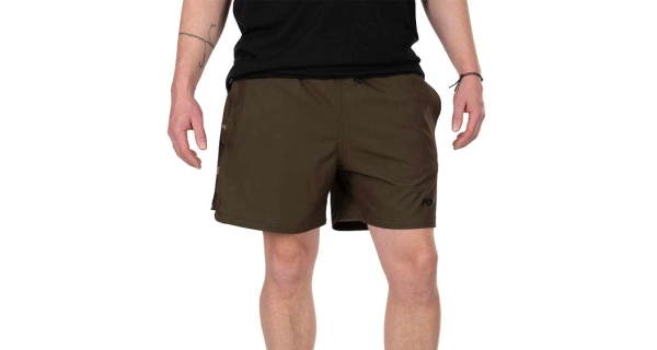 FOX - Plavecké kraťasy Khaki Camo LW Swim Shorts vel. 2XL