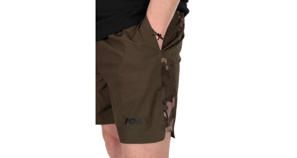 FOX - Plavecké kraťasy Khaki Camo LW Swim Shorts vel. 2XL