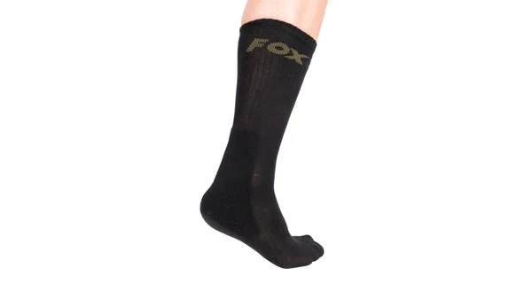 FOX - Ponožky Black Socks 3-Pack vel. 44-47 3 ks
