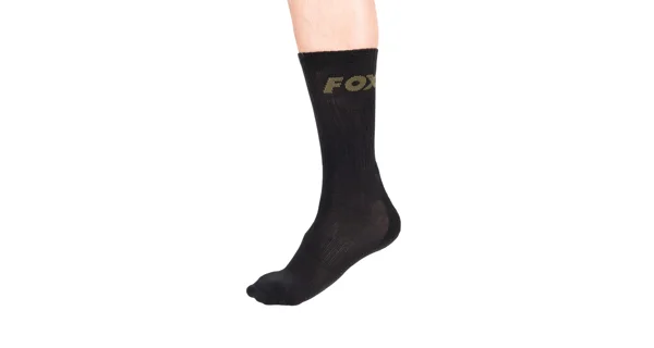 FOX - Ponožky Black Socks 3-Pack vel. 44-47 3 ks