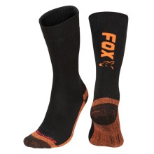 FOX - Ponožky Collection Socks Black Orange Thermolite Long Sock vel. 40–43