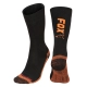 FOX - Ponožky Collection Socks Black Orange Thermolite Long Sock vel. 44–47