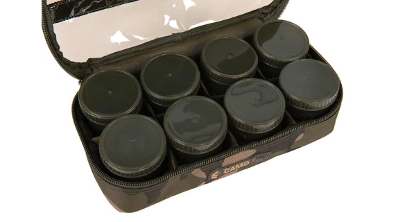 FOX - Pouzdro na nástrahy Camolite 12 Pot Hookbait Case