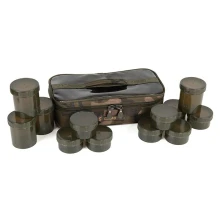 FOX - Pouzdro na nástrahy Camolite 12 Pot Hookbait Case