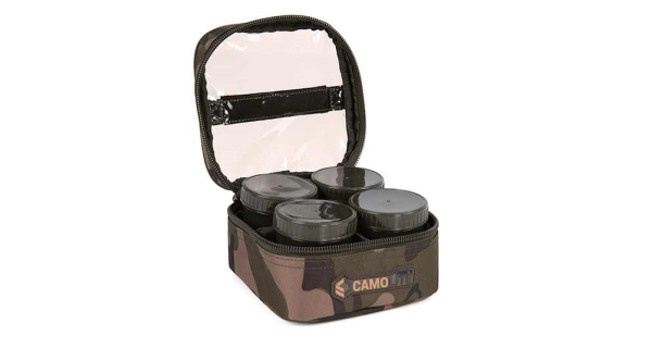 FOX - Pouzdro na nástrahy Camolite 6 Pot Hookbait Case