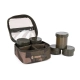 FOX - Pouzdro na nástrahy Camolite 6 Pot Hookbait Case