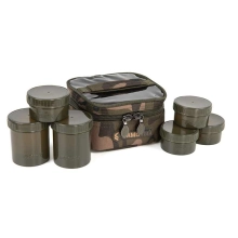 FOX - Pouzdro na nástrahy Camolite 6 Pot Hookbait Case