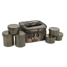 FOX - Pouzdro na nástrahy Camolite 6 Pot Hookbait Case