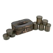 FOX - Pouzdro na nástrahy Camolite 8 Pot Hookbait Case