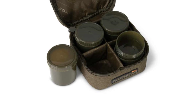 FOX - Pouzdro na nástrahy Voyager 6 Pot Hookbait Case
