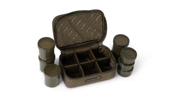 FOX - Pouzdro na nástrahy Voyager 8 Pot Hookbait Case