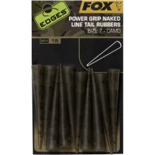 FOX - Převlek Edges Camo Power Grip Naked Tail Rubber vel. 7 15 ks