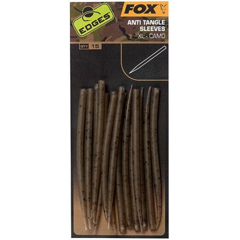 FOX -  Převleky Edges Camo Anti Tangle Sleeves XL 15 ks 6 cm