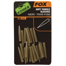 FOX - Převleky Edges Khaki Anti Tangle Sleeves Micro 25 ks 2 cm
