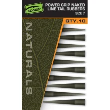 FOX - Převleky Edges Naturals Power Grip Naked Line Tail Rubbers vel. 7 10 ks